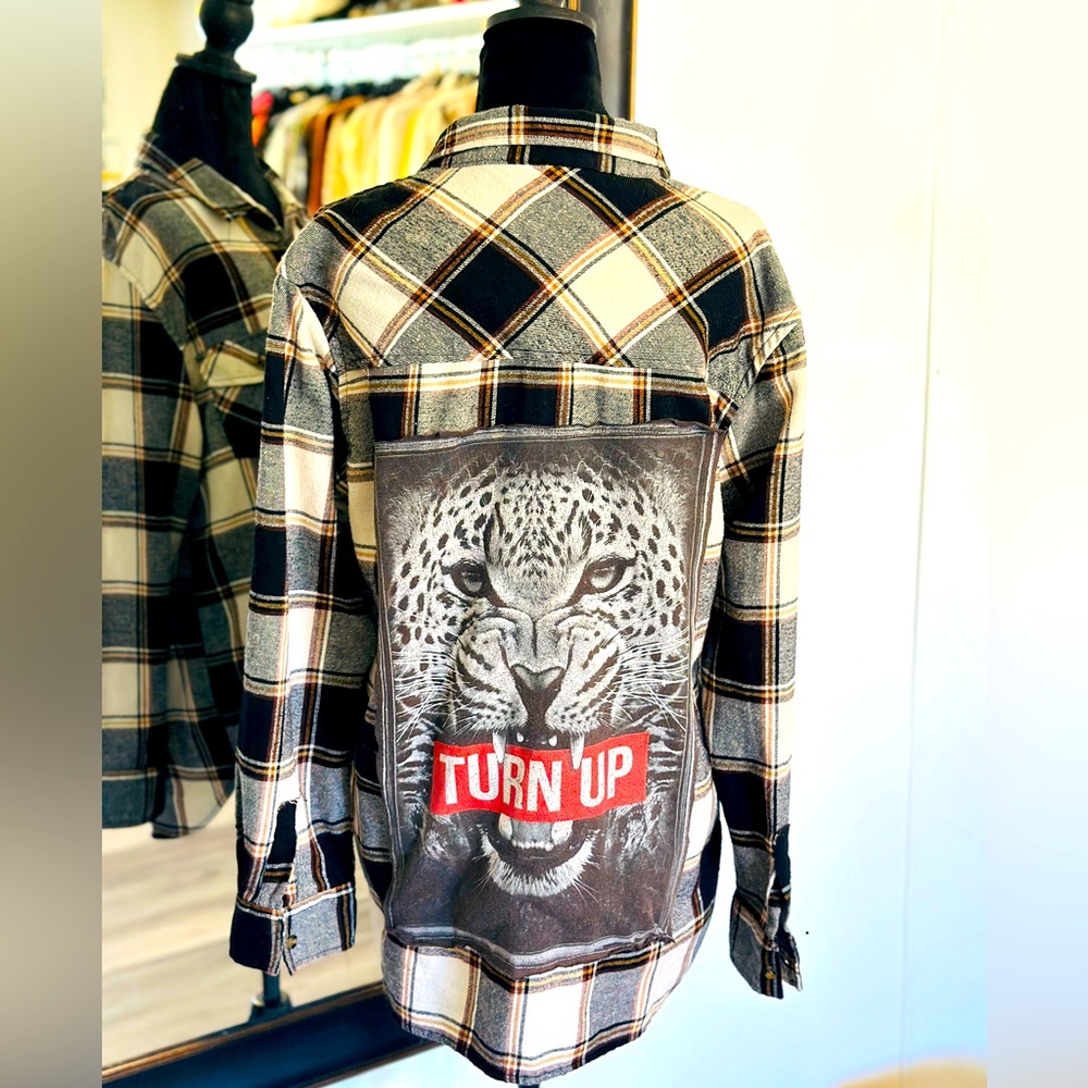 UpCycled Turn Up Flannel